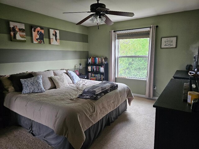 25159 Faraday Rd, Manhattan, IL 60442 - carpeted bedroom with a ceiling fan