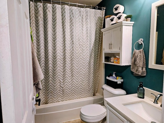 25159 Faraday Rd, Manhattan, IL 60442 - bathroom with vanity, shower / bath combo, and toilet