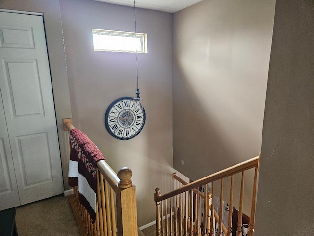 25159 Faraday Rd, Manhattan, IL 60442 - stairway featuring carpet