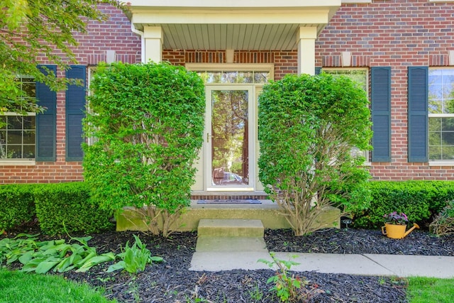 1441 Sutton Pl, Gurnee, IL 60031 - doorway to property with brick siding