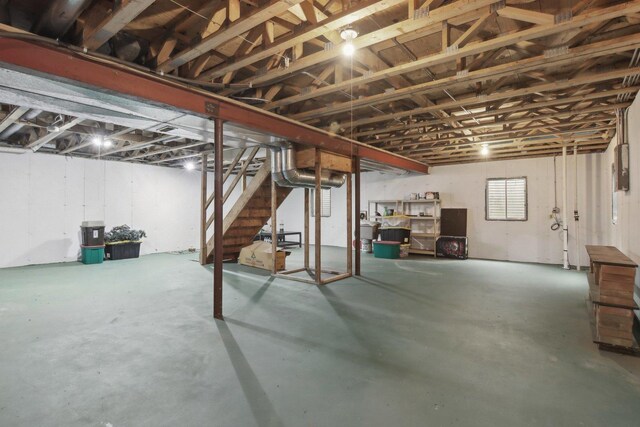 1034 Willoby Ln, Elgin, IL 60120 - basement featuring stairs