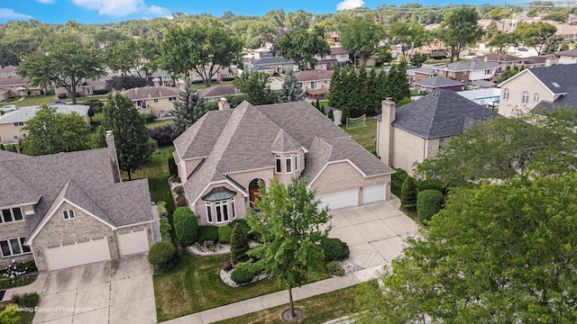 1773 W Whispering Ct, Addison, IL 60101 - aerial view of residential area