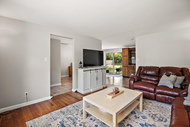 1274 Theresa Ln, Bourbonnais, IL 60914 - living area with baseboards and light wood finished floors