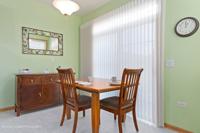 17016 Delevan St, Lockport, IL 60441 - dining room with baseboards and light tile patterned floors