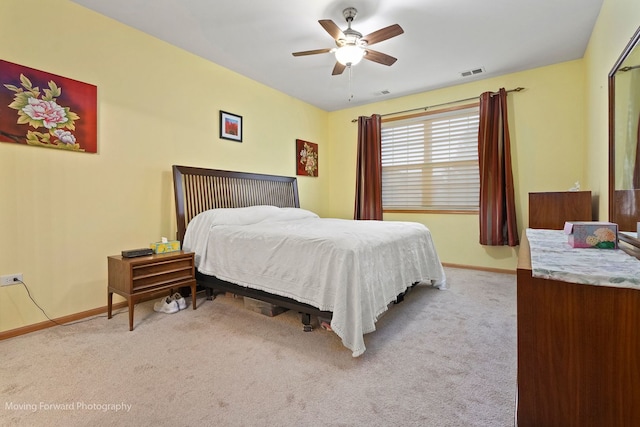 17016 Delevan St, Lockport, IL 60441 - bedroom featuring carpet, baseboards, and a ceiling fan