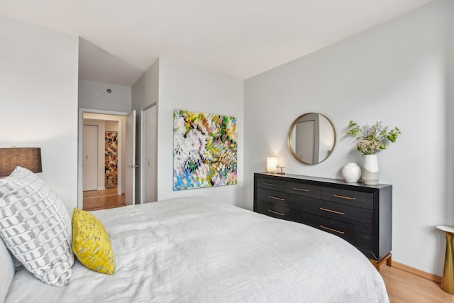 330 N Jefferson St Unit 1002, Chicago, IL 60661 - bedroom with light wood finished floors and a closet