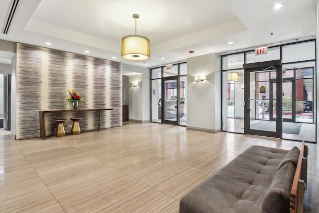 330 N Jefferson St Unit 1002, Chicago, IL 60661 - lobby with recessed lighting