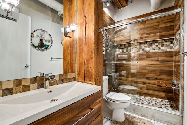 225 W Huron St Unit 413, Chicago, IL 60654 - full bath featuring toilet, a stall shower, and vanity