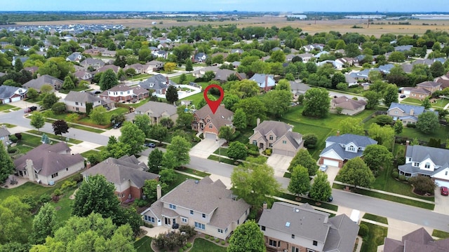 501 Siesta Dr, New Lenox, IL 60451 - aerial perspective of suburban area