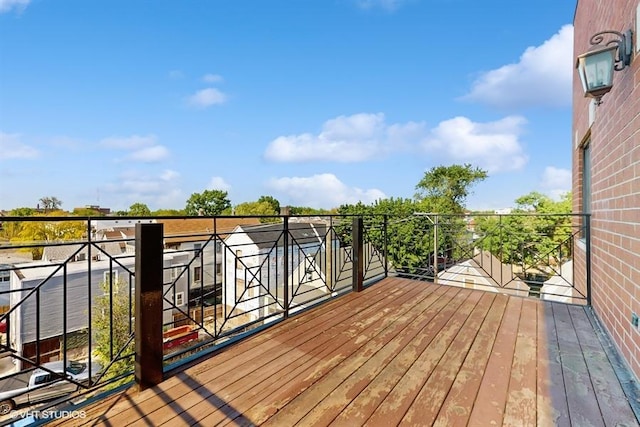 2540 W Diversey Ave Unit 404, Chicago, IL 60647 - view of wooden terrace