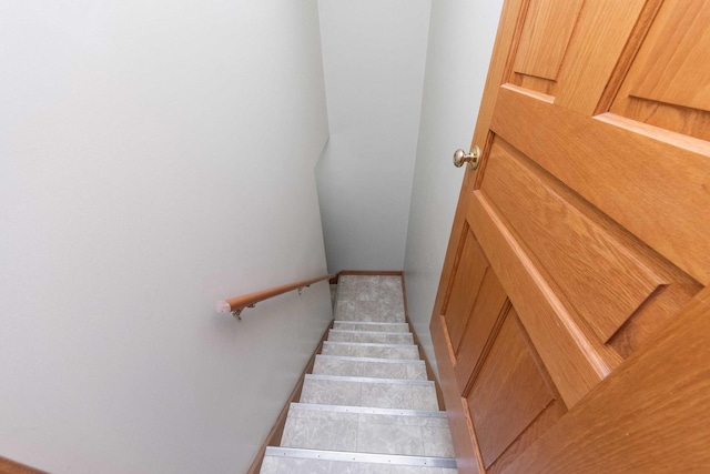 2725 2100n Rd, Minonk, IL 61760 - staircase with tile patterned flooring