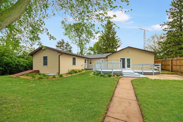 2725 2100n Rd, Minonk, IL 61760 - back of house featuring a deck