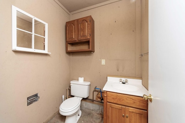 2725 2100n Rd, Minonk, IL 61760 - half bath featuring vanity and toilet