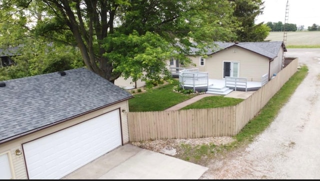 2725 2100n Rd, Minonk, IL 61760 - view of front of home with a shingled roof and a deck