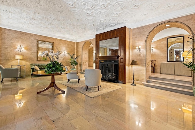1320 N State Pkwy Unit 2A, Chicago, IL 60610 - building lobby featuring an ornate ceiling