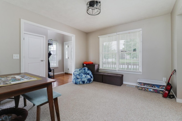 2738 Wharton Way, Normal, IL 61761 - interior space featuring plenty of natural light, baseboards, and an office area