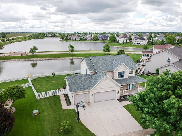 2738 Wharton Way, Normal, IL 61761 - view of subject property with a nearby body of water