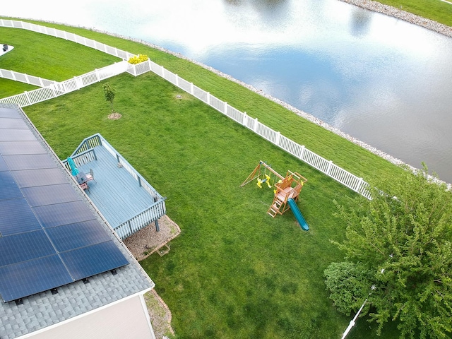 2738 Wharton Way, Normal, IL 61761 - aerial view of a large body of water