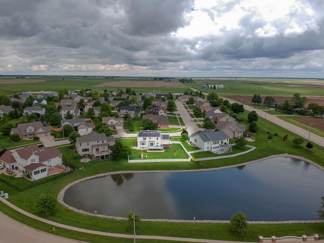 2738 Wharton Way, Normal, IL 61761 - aerial view of residential area with a large body of water