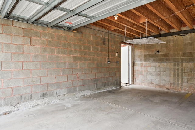 825 N Hudson Ave Unit 1B, Chicago, IL 60610 - garage with concrete block wall