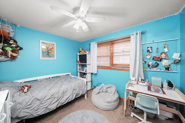 11325 S Kedzie Ave, Chicago, IL 60655 - bedroom featuring ceiling fan and baseboards