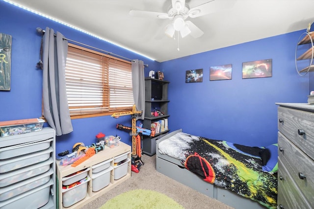 11325 S Kedzie Ave, Chicago, IL 60655 - bedroom featuring carpet and a ceiling fan