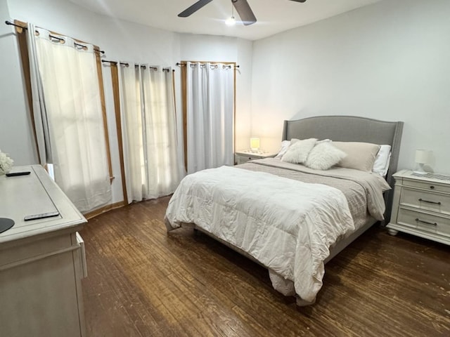 143 E 111th St, Chicago, IL 60628 - bedroom with wood finished floors and ceiling fan