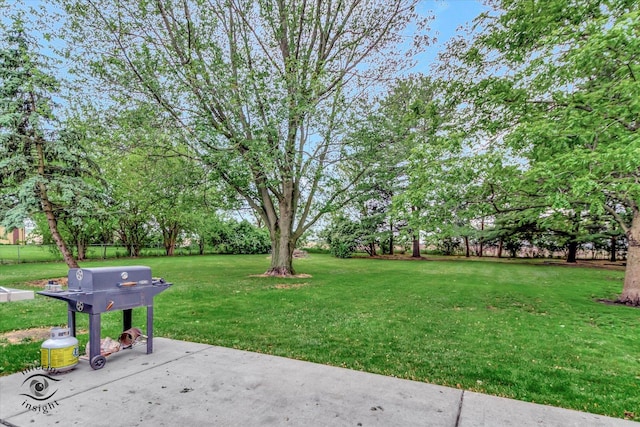 23246 S Malibu Dr, Manhattan, IL 60442 - view of green lawn featuring a patio area