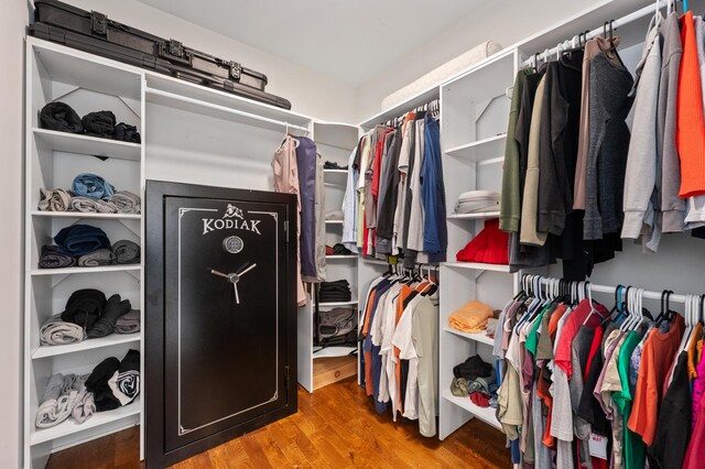 8029 98th St, Palos Hills, IL 60465 - walk in closet featuring wood finished floors