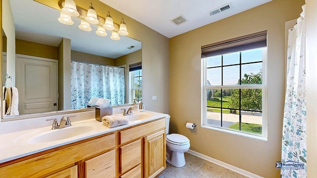 532 Nunda Trl, Crystal Lake, IL 60012 - full bathroom featuring healthy amount of natural light, tile patterned flooring, and toilet
