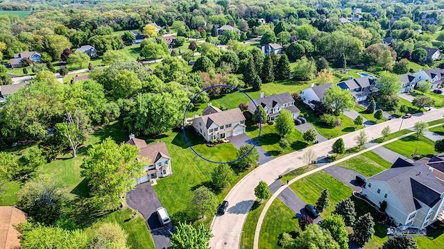 532 Nunda Trl, Crystal Lake, IL 60012 - aerial perspective of suburban area