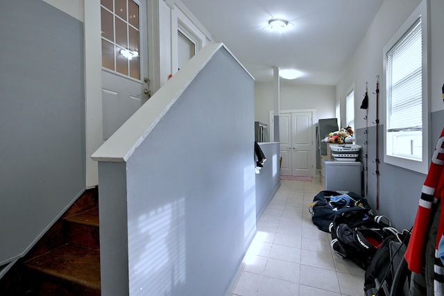 4200 Judd St, Schiller Park, IL 60176 - hall featuring plenty of natural light and light tile patterned floors