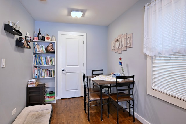 4200 Judd St, Schiller Park, IL 60176 - dining room with dark wood-type flooring and baseboards