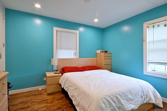 4200 Judd St, Schiller Park, IL 60176 - bedroom featuring wood finished floors, baseboards, and recessed lighting