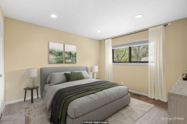 1610 Chippewa Trl, Wheeling, IL 60090 - bedroom featuring carpet flooring, baseboards, and recessed lighting