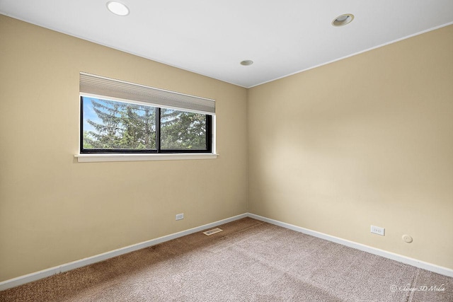 1610 Chippewa Trl, Wheeling, IL 60090 - carpeted empty room with baseboards and recessed lighting