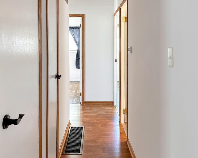 337 E Rose St, Glenwood, IL 60425 - hall with light wood finished floors and baseboards