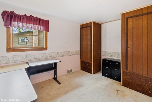 236 S Edgewood Ave, Lombard, IL 60148 - office area featuring light carpet and wainscoting