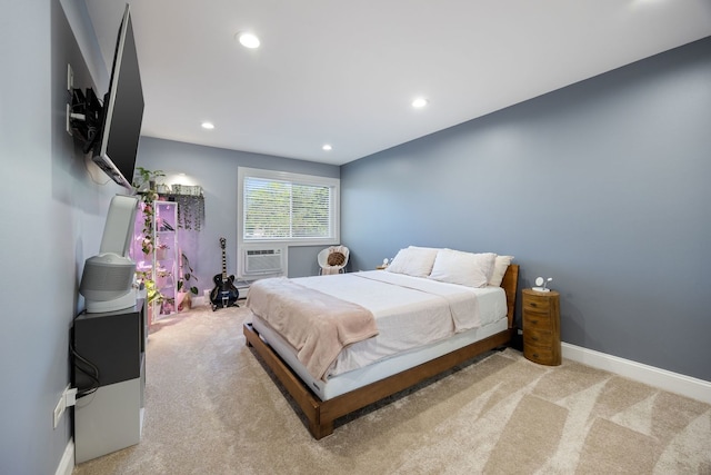1205 E Hintz Rd Unit 212, Arlington Heights, IL 60004 - bedroom with carpet floors, recessed lighting, and baseboards