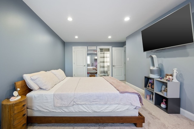 1205 E Hintz Rd Unit 212, Arlington Heights, IL 60004 - bedroom with carpet flooring, recessed lighting, and baseboards