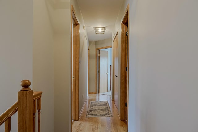 18132 Crystal Ln, Lansing, IL 60438 - hall featuring an upstairs landing and light wood-type flooring