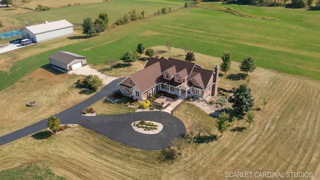 1502 Cherry Rd, Oswego, IL 60543 - aerial view of sparsely populated area