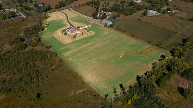 1502 Cherry Rd, Oswego, IL 60543 - aerial overview of property's location featuring rural landscape
