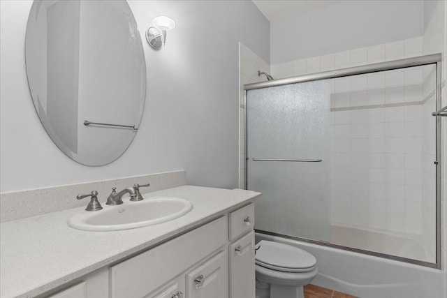 165 S Danbury Ct, Lake Forest, IL 60045 - full bathroom featuring vanity, toilet, and combined bath / shower with glass door