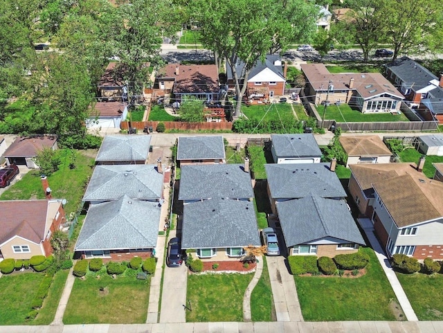 8619 Crawford Ave, Skokie, IL 60076 - aerial perspective of suburban area