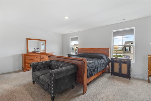 2461 Tahoe Ln, Pingree Grove, IL 60140 - bedroom featuring multiple windows, light colored carpet, and baseboards