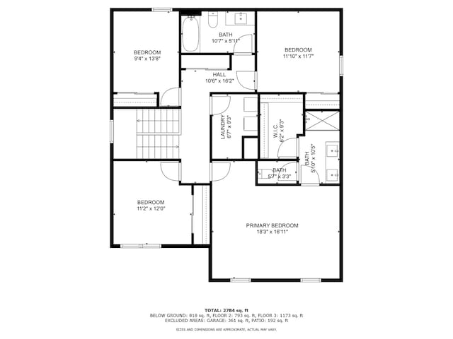 2461 Tahoe Ln, Pingree Grove, IL 60140 - property floor plan