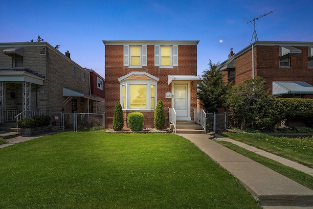 3642 S Central Ave, Cicero, IL 60804 - view of front of house featuring brick siding and a gate