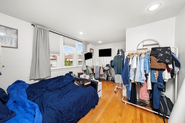 3642 S Central Ave, Cicero, IL 60804 - bedroom with wood finished floors and recessed lighting