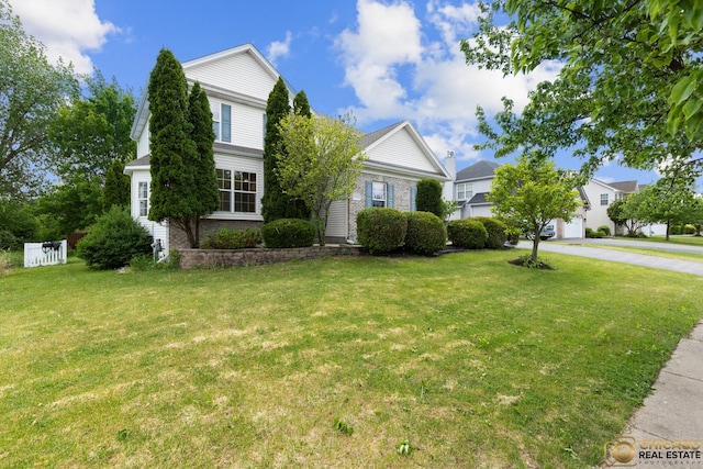 23653 W Ewing Dr, Plainfield, IL 60586 - view of front of property featuring a front lawn